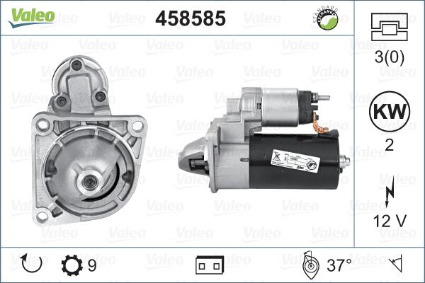 Valeo 458585 - Motorino d'avviamento www.autoricambit.com