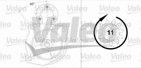 Valeo 458198 - Motorino d'avviamento www.autoricambit.com