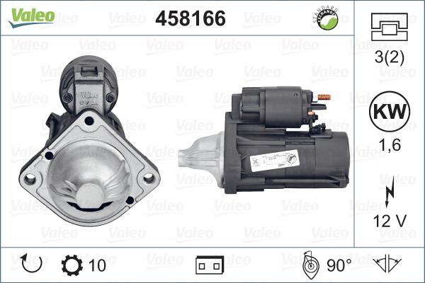 Valeo 458166 - Motorino d'avviamento www.autoricambit.com