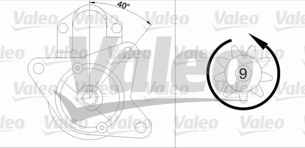 Valeo 458168 - Motorino d'avviamento www.autoricambit.com