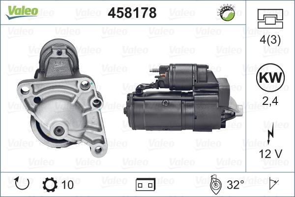 Valeo 458178 - Motorino d'avviamento www.autoricambit.com