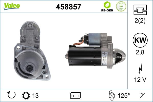 Valeo 458857 - Motorino d'avviamento www.autoricambit.com