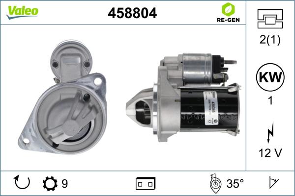 Valeo 458804 - Motorino d'avviamento www.autoricambit.com