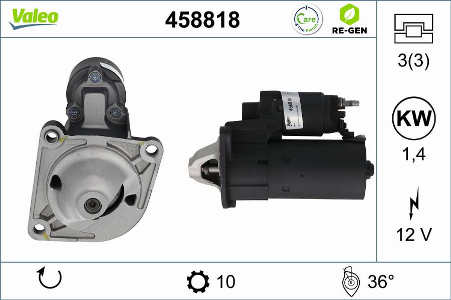 Valeo 458818 - Motorino d'avviamento www.autoricambit.com