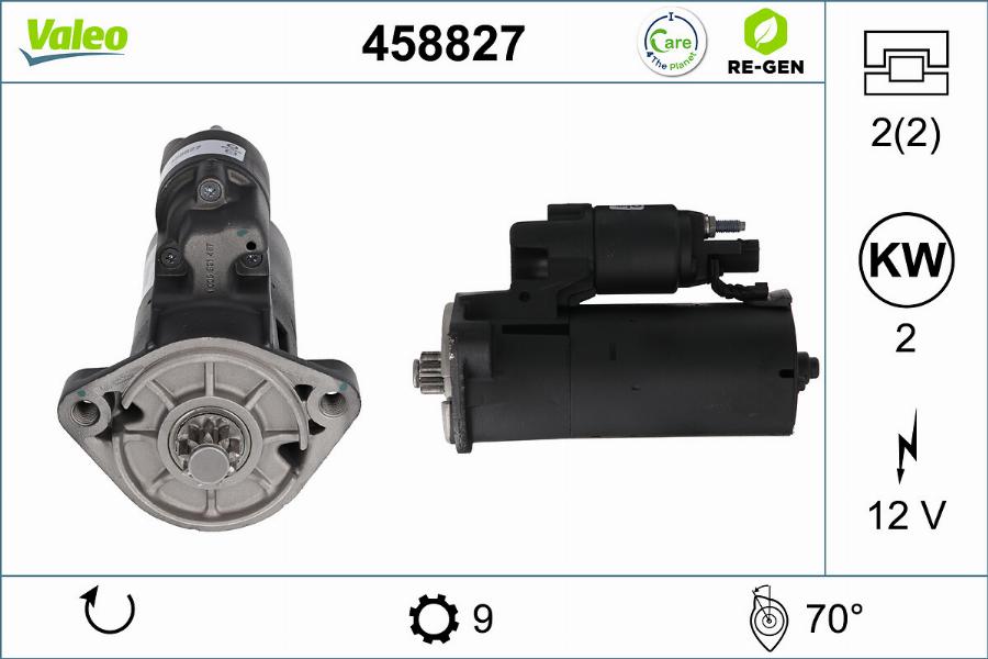 Valeo 458827 - Motorino d'avviamento www.autoricambit.com