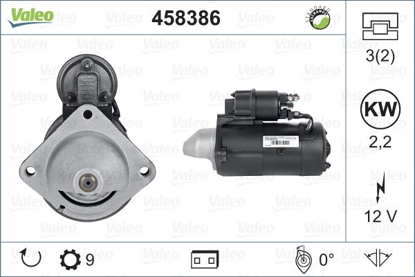 Valeo 458386 - Motorino d'avviamento www.autoricambit.com