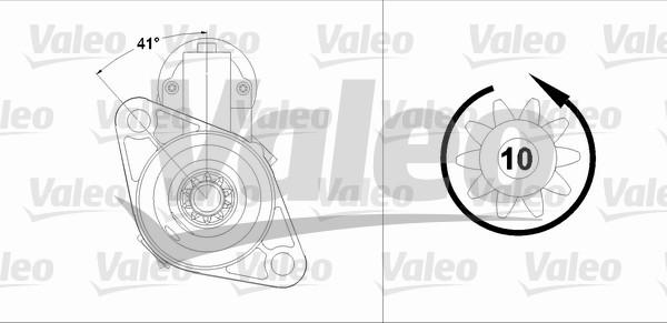 Valeo 458215 - Motorino d'avviamento www.autoricambit.com