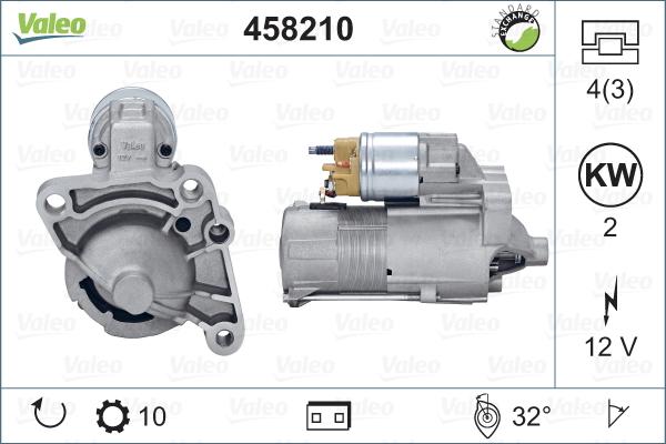 Valeo 458210 - Motorino d'avviamento www.autoricambit.com