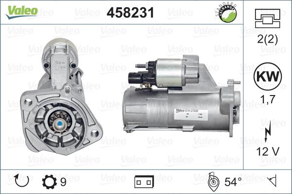 Valeo 458231 - Motorino d'avviamento www.autoricambit.com