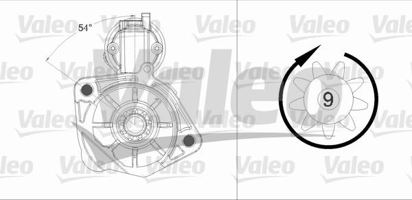 Valeo 458231 - Motorino d'avviamento www.autoricambit.com