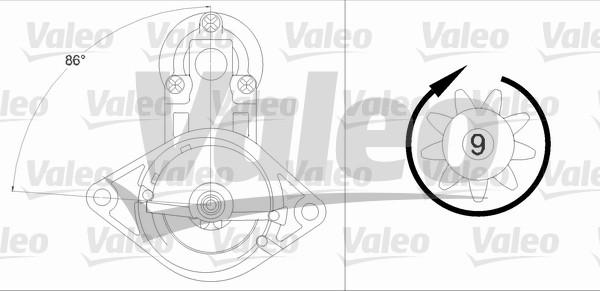 Valeo 458224 - Motorino d'avviamento www.autoricambit.com