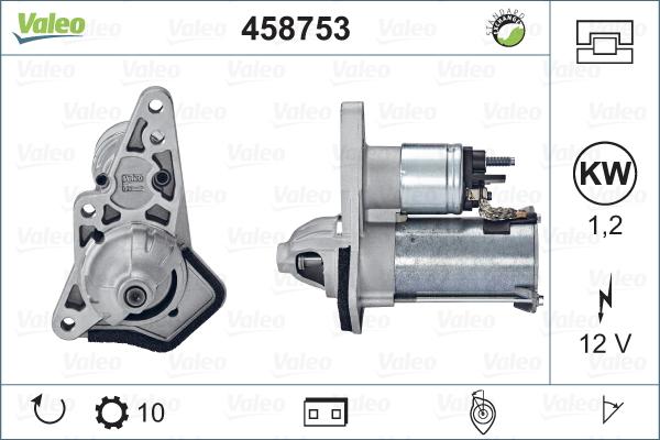 Valeo 458753 - Motorino d'avviamento www.autoricambit.com