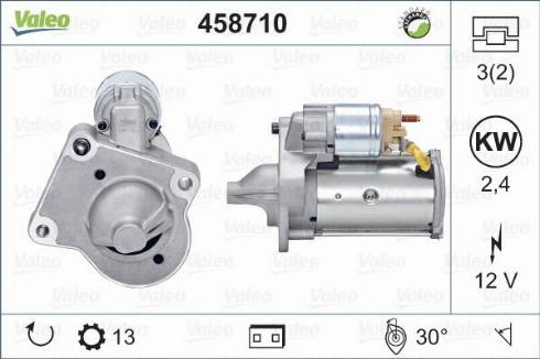 Valeo 458710 - Motorino d'avviamento www.autoricambit.com