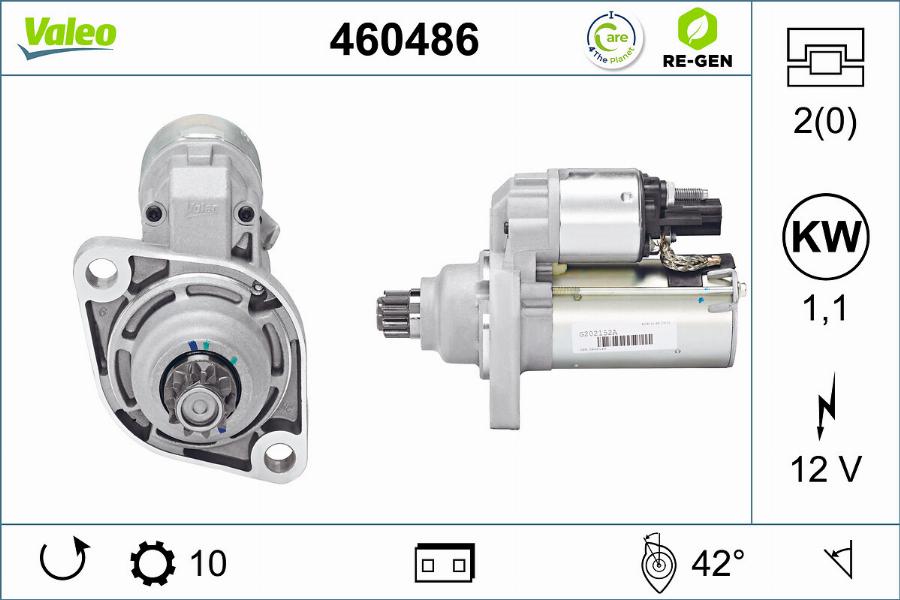 Valeo 460486 - Motorino d'avviamento www.autoricambit.com