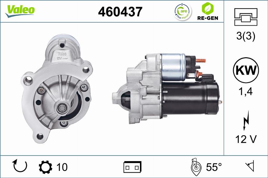 Valeo 460437 - Motorino d'avviamento www.autoricambit.com