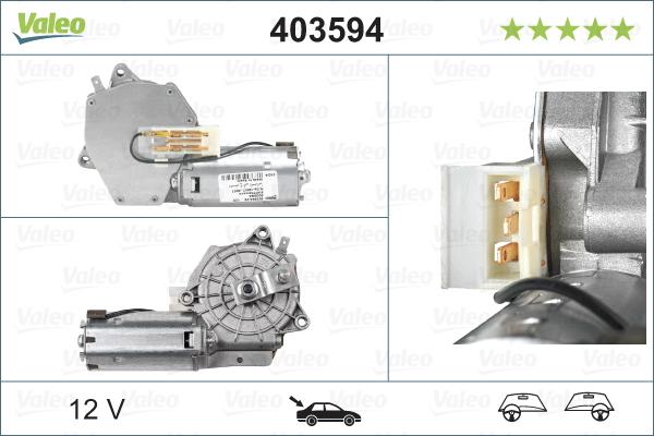 Valeo 403594 - Motore tergicristallo www.autoricambit.com