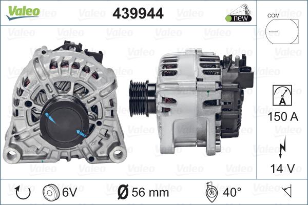 Valeo 439944 - Alternatore www.autoricambit.com