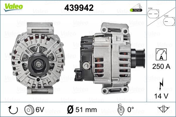 Valeo 439942 - Alternatore www.autoricambit.com