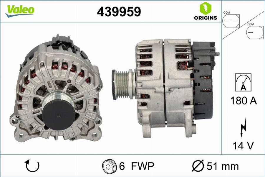 Valeo 439959 - Alternatore www.autoricambit.com