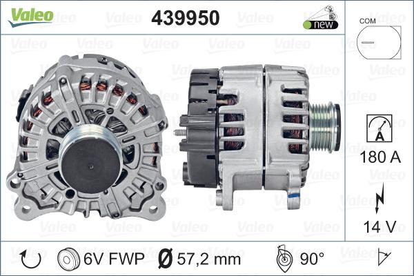 Valeo 439950 - Alternatore www.autoricambit.com