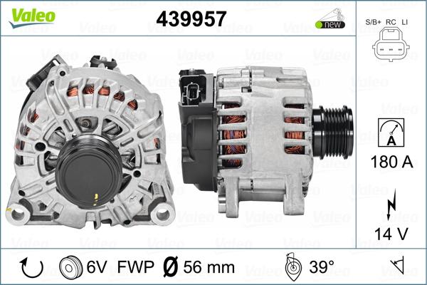 Valeo 439957 - Alternatore www.autoricambit.com