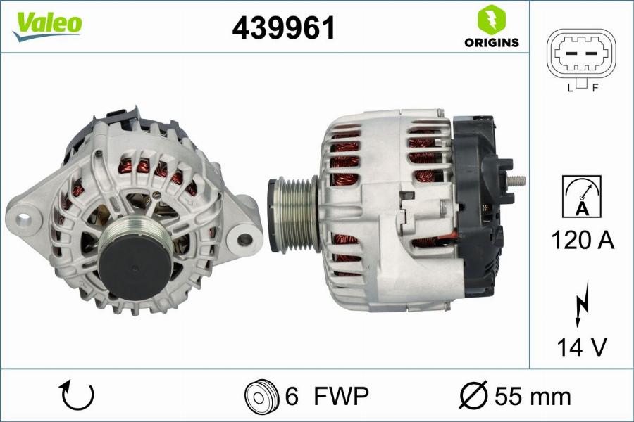 Valeo 439961 - Alternatore www.autoricambit.com