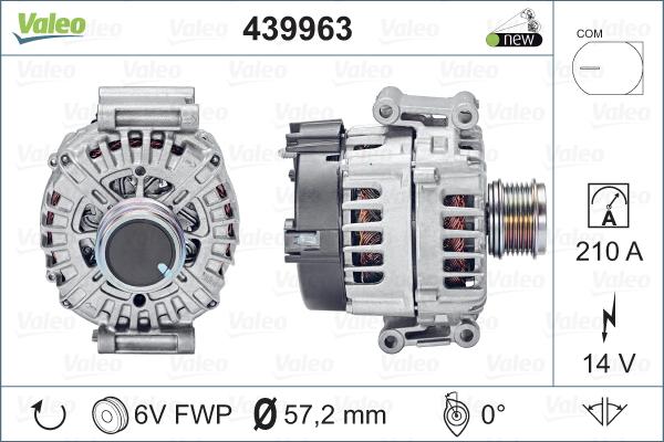 Valeo 439963 - Alternatore www.autoricambit.com