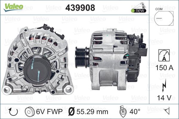 Valeo 439908 - Alternatore www.autoricambit.com