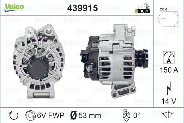 Valeo 439915 - Alternatore www.autoricambit.com