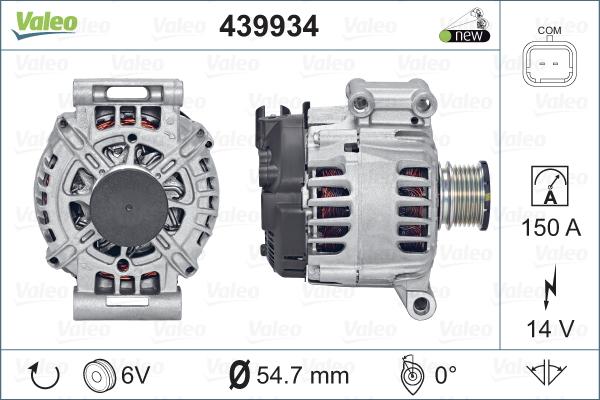 Valeo 439934 - Alternatore www.autoricambit.com