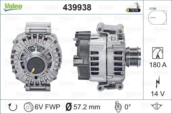 Valeo 439938 - Alternatore www.autoricambit.com