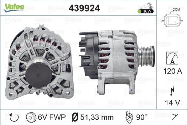 Valeo 439924 - Alternatore www.autoricambit.com