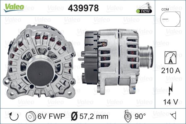 Valeo 439978 - Alternatore www.autoricambit.com