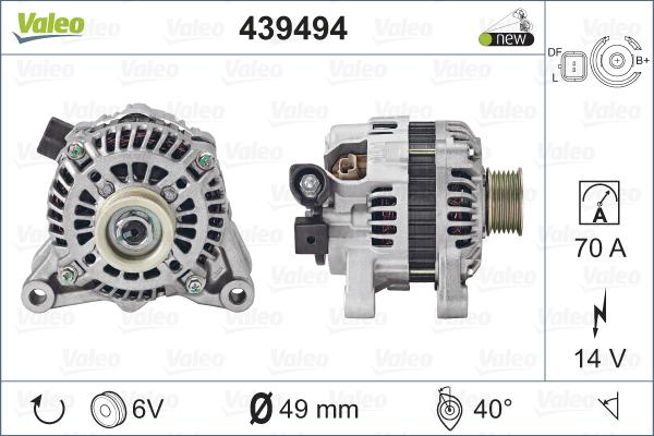 Valeo 439494 - Alternatore www.autoricambit.com