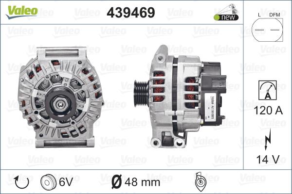 Valeo 439469 - Alternatore www.autoricambit.com