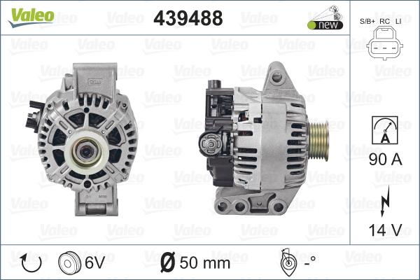 Valeo 439488 - Alternatore www.autoricambit.com