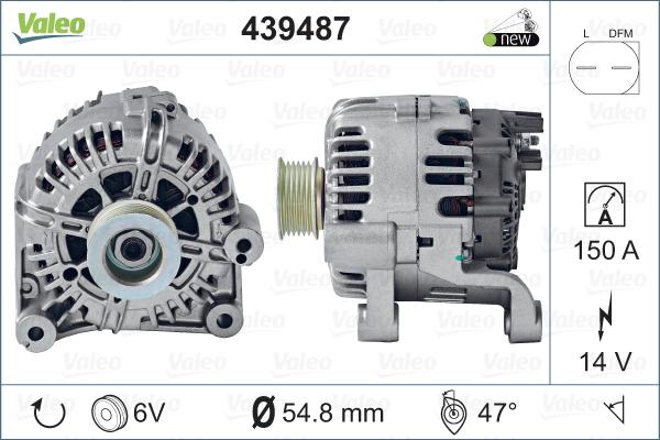 Valeo 439487 - Alternatore www.autoricambit.com