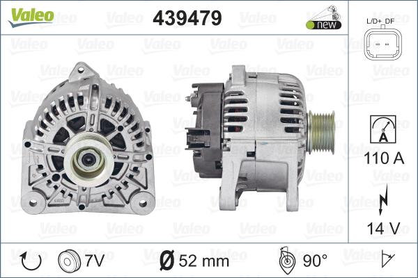 Valeo 439479 - Alternatore www.autoricambit.com