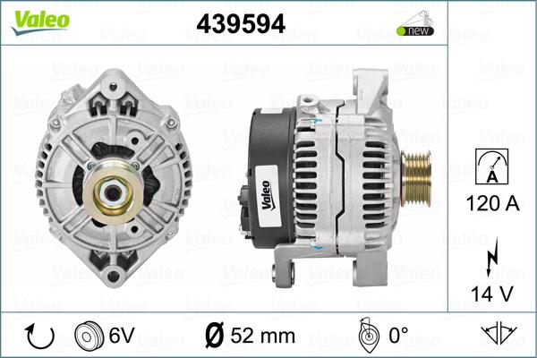 Valeo 439594 - Alternatore www.autoricambit.com