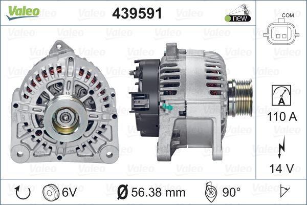 Valeo 439591 - Alternatore www.autoricambit.com