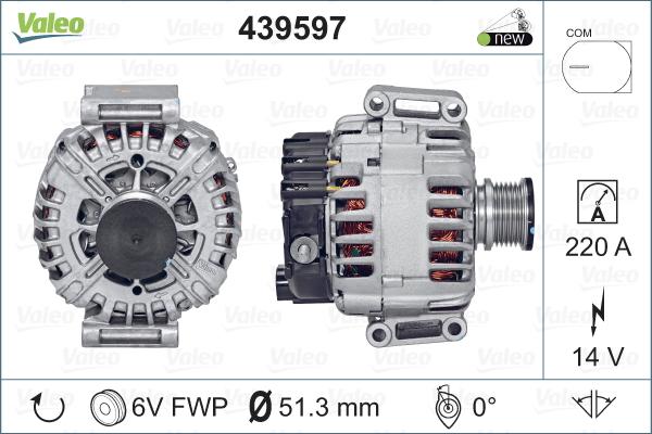 Valeo 439597 - Alternatore www.autoricambit.com