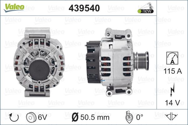 Valeo 439540 - Alternatore www.autoricambit.com