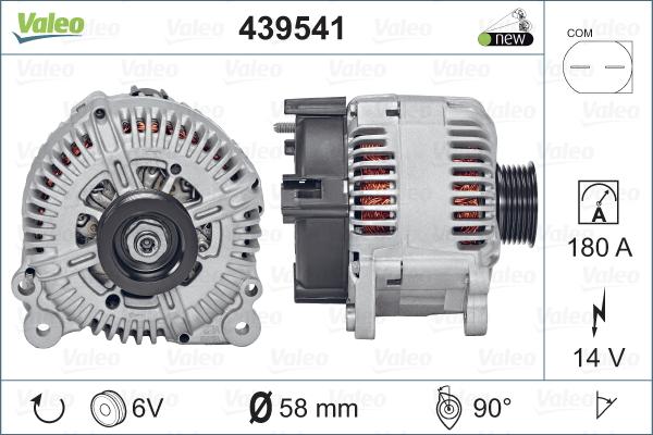 Valeo 439541 - Alternatore www.autoricambit.com