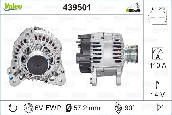 Valeo 439501 - Alternatore www.autoricambit.com