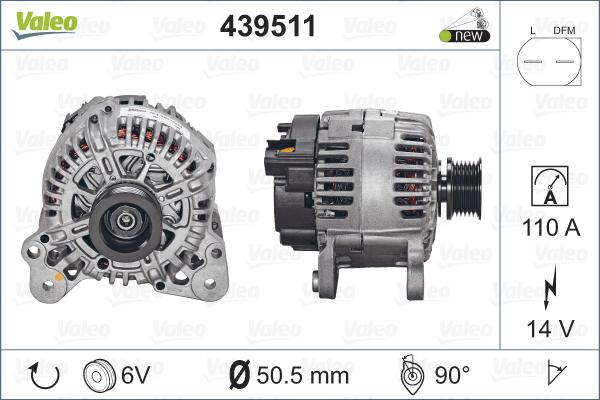 Valeo 439511 - Alternatore www.autoricambit.com