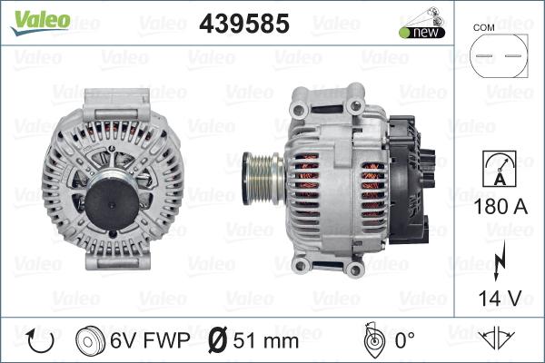 Valeo 439585 - Alternatore www.autoricambit.com