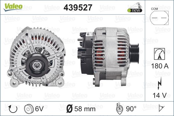 Valeo 439527 - Alternatore www.autoricambit.com