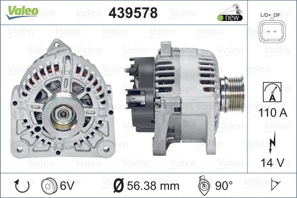 Valeo 439578 - Alternatore www.autoricambit.com