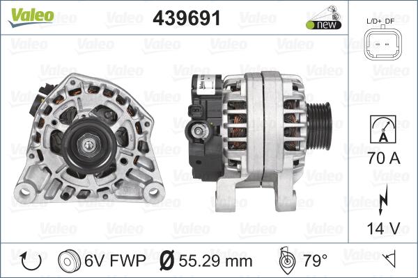 Valeo 439691 - Alternatore www.autoricambit.com