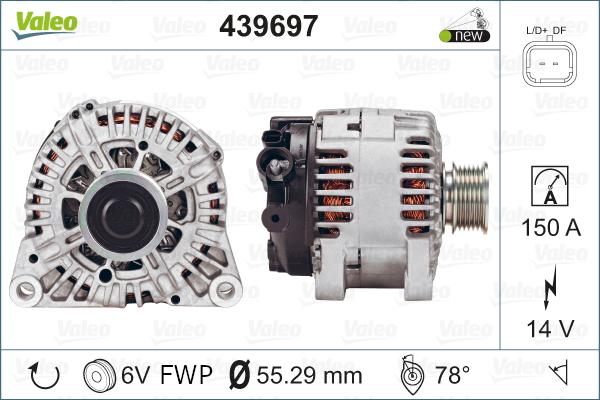 Valeo 439697 - Alternatore www.autoricambit.com